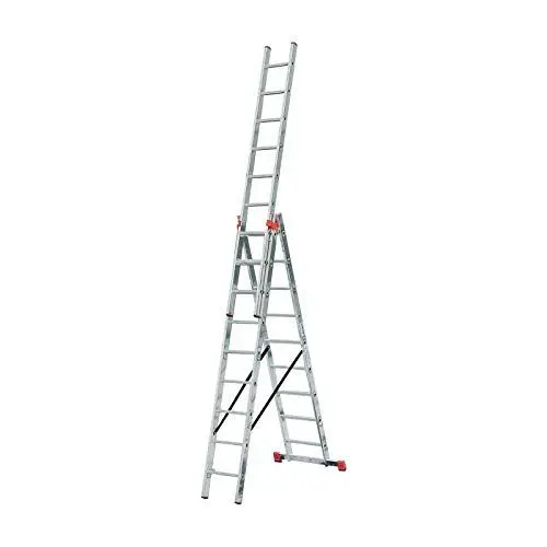 Produktbild: Krause Tribilo 129673 Aluminium Multifunktionsleiter inkl. Traverse Arbeitshöhe (max.): 6.85m Alumi