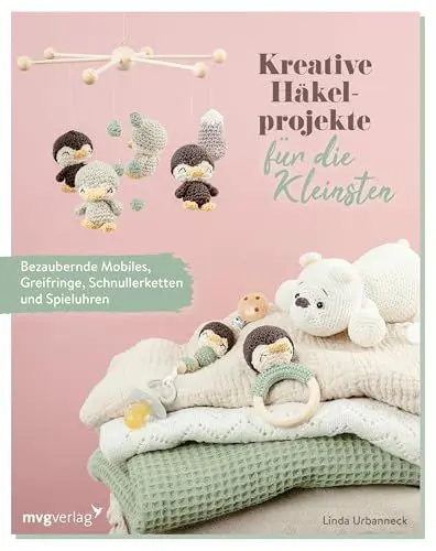 Produktbild: Kreative Häkelprojekte für die Kleinsten: Bezaubernde Mobiles, Greifringe, Schnullerketten und Spieluhren. Verschiedene Themenwelten für Babys häkeln: ... Lama, Exotische Vogelparty, Wald, Maritim
