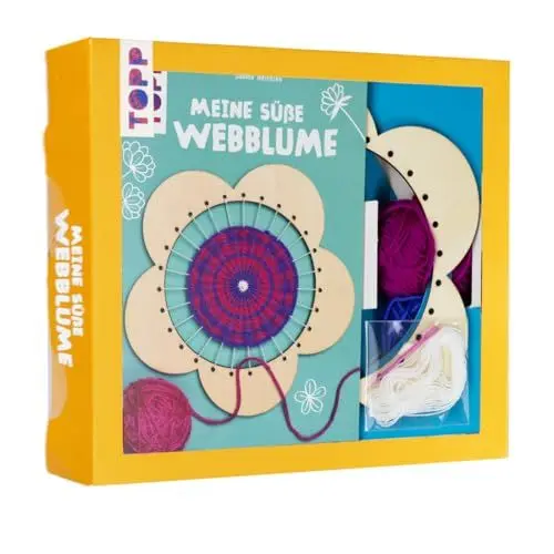Produktbild: Kreativ-Set Meine süße Webblume (Buch + Material): Buch mit Anleitungen und Material zum Sofort-Loslegen (Kreativ-Sets)