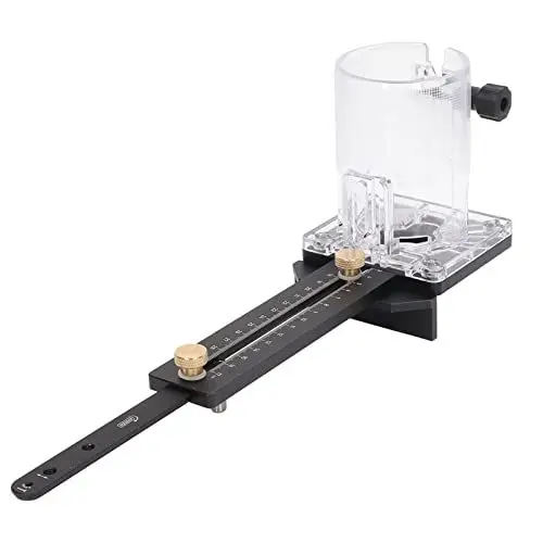 Produktbild: Kreisschneider-Fräsvorrichtung, Holzschneider-Fräsbasis, CNC, 8 Mm Stift, 2,5 Mm Nagellöcher, Fräskreis-Schlitzbasis für Trimmer-Holzfräse mit 65 Mm Durchmesser