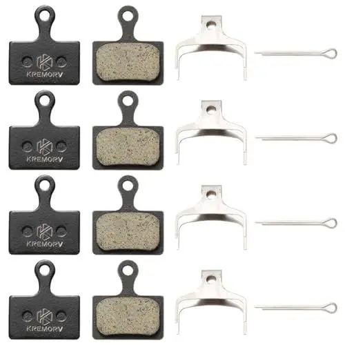Produktbild: KREMORV Fahrrad Bremsbeläge 4 Paar Scheibenbremsbeläge für Shimano BR-RS305 BR-RS405 BR-RS505 BR-RS805 DEORE XT M8100 Series TIAGRA 4700 Series
