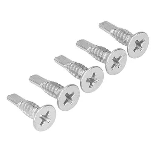 Produktbild: Kreuzschlitzschraube, Kohlenstoffstahl 4,8 X 19 Mm, 50 Stück, Leicht Anzuziehende Selbstbohrende Schraube für die Reparatur von Anwendungen (kurzes Haar)