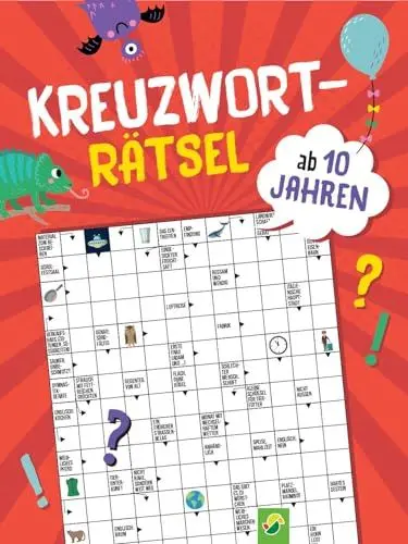 Produktbild: Kreuzworträtsel ab 10 Jahren: Für schlaue Köpfe I 75 coole Rätsel zum Knobeln