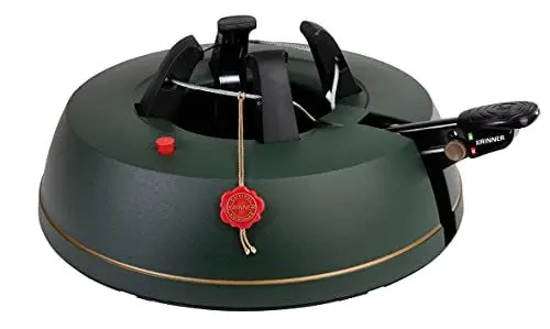 Produktbild: KRINNER® Comfort Grip S Christbaumständer Weihnachtsbaumständer inkl. Fußpedal Einseiltechnik mit 3,0 Liter Wassertank für Baumhöhe bis 2,3m Made IN Germany 94215, Grün (Matt)