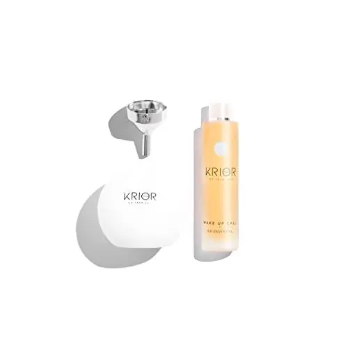 Produktbild: KRIOR Premium Skin Icing Set - Anti-Aging Pflege gegen Falten - Straffere Haut mit Hyaluronsäure, Vitamin C, Panthenol, Tigergras, Aloe Vera & mehr - Erfrischender Wake-Up Call - Gegen Müdigkeit