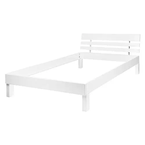 Produktbild: Krok Wood Massivholzbett Julia in Buche, Farbe Weiß (90 x 200 cm)