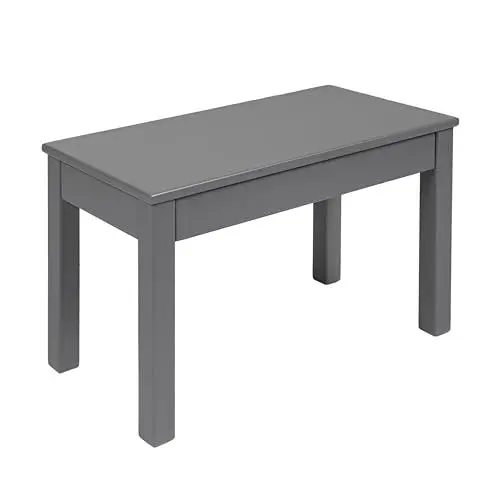 Produktbild: Krok Wood Sitzbank Tomas aus Massivholz in Buche, Farbe Grau (70 x 35 x 45 cm)