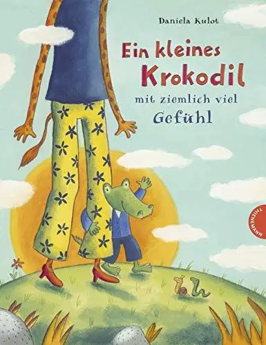 Produktbild: Krokodil und Giraffe: Ein kleines Krokodil mit ziemlich viel Gefühl: Quietschvergnügtes Bilderbuch über ein ungleiches Paar