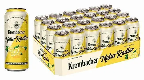 Produktbild: Krombacher NaturRadler 0,5L Dose 24er Dosentray