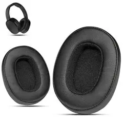 Produktbild: Krone Kalpasmos Ohrpolster,Ersatzpolster für Skullcandy Crusher,kompatibel mit Skullcandy Evo/Hesh 3/Venue ANC kabellose Kopfhörer,Kompatibilitätspolster,weiches Leder,hochdichter Schaumstoff(schwarz)