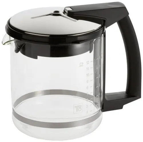 Produktbild: Krups F04642 Glaskrug | zu Espresso-/Kaffeemaschinenzubehör | schwarz, 1 Stück (1er Pack)