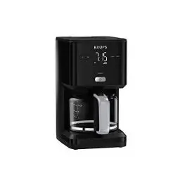 Produktbild: Krups Smart'n Light Kaffeemaschine mit Timer, Für 1,25 Liter Filterkaffee, Warmhaltefunktion, Automatische Abschaltung, Schwarz, KM600810