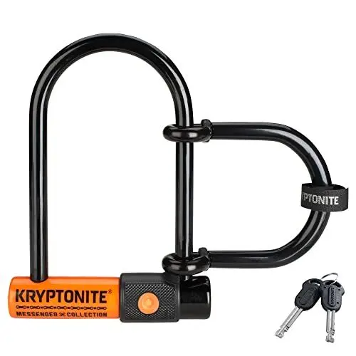 Produktbild: Kryptonite Messenger Mini+ Fahrradschloss inkl. Extender 2017 Kabel, Schwarz