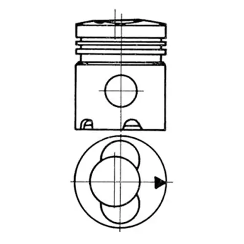 Produktbild: KS Kolbenschmidt 93 535 610 Kolben