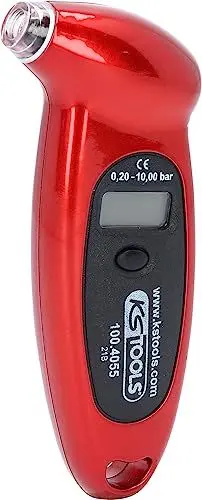 Produktbild: KS Tools 100.4055 Digitaler Reifendruckmesser, 0, 20-10, 0 Bar