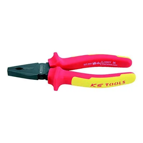 Produktbild: KS Tools 117.1112 ERGOTORQUE VDE Kombizange, 175mm