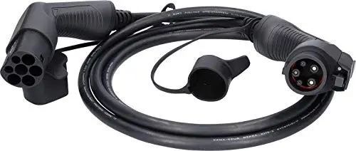 Produktbild: KS TOOLS Ladekabel gerade, Typ 2 auf Typ 1 7,4kW 32 A 3m
