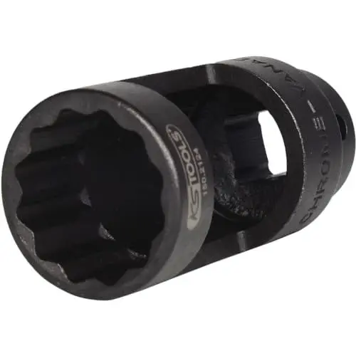 Produktbild: KS Tools 150.2124 1/2'' Einspritzdüsen-Stecknuss, 12-kant, 27mm