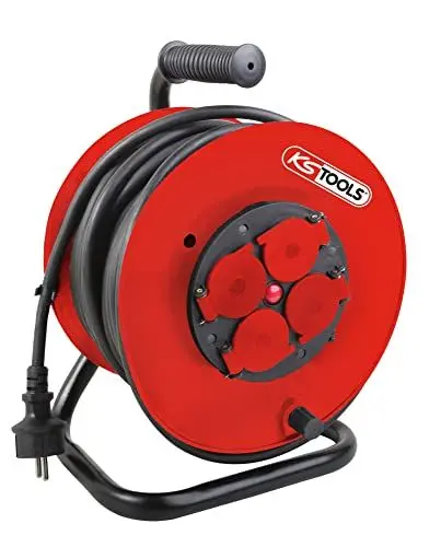 Produktbild: KS Tools 150.4223 ENROULEUR ÉLECTRIQUE auf Kabeltrommel, 3 x 1,5