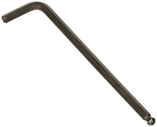 Produktbild: KS Tools 151.2927 Kugelkopf-Innensechskant-Winkelstiftschlüssel phosphatiert, lang, 3/16'' 4042146354377 Farbe 109x78x46 cm