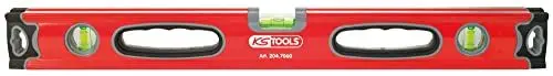 Produktbild: KS Tools 204.7060 Aluminiumprofil-Wasserwaage,600mm,Rohrnivellierung