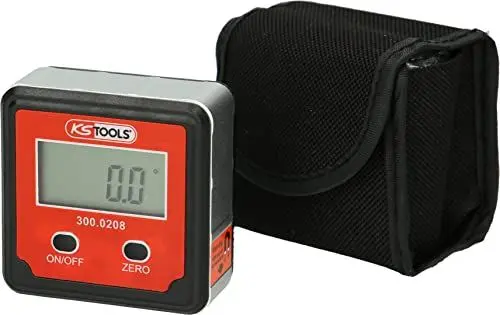 Produktbild: KS Tools 300.0208 Digitale Wasserwaage mit Winkelmesser
