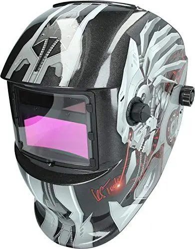 Produktbild: KS Tools 310.0195 Schweißer-Schutzhelm, Steel-Design