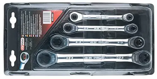Produktbild: KS Tools 503.4364 GEARplus TX-E-Doppel-Ratschenringschlüssel-Satz, 4-tlg.