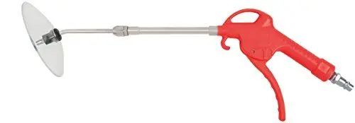 Produktbild: KS Tools 515.1906 Teleskop-Druckluft-Ausblaspistole 90-190mm mit Schutzschild