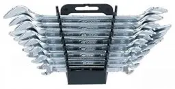 Produktbild: KS Tools 517.0148 CLASSIC Doppel-Maulschlüssel-Satz, 8-tlg., 6x7-20x22mm