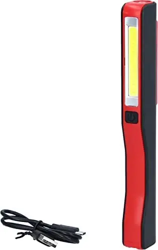 Produktbild: KS Tools 550.1173 LED COB Stripe Inspektionslampe 190 Lumen mit UV-Spot LED (Li-Ionen-Akku, 3,7V / 800 mAh)