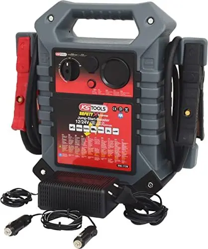 Produktbild: KS Tools 550.1720 12 V + 24 V Batterie-Booster, mobiles Starthilfegerät 1400 A