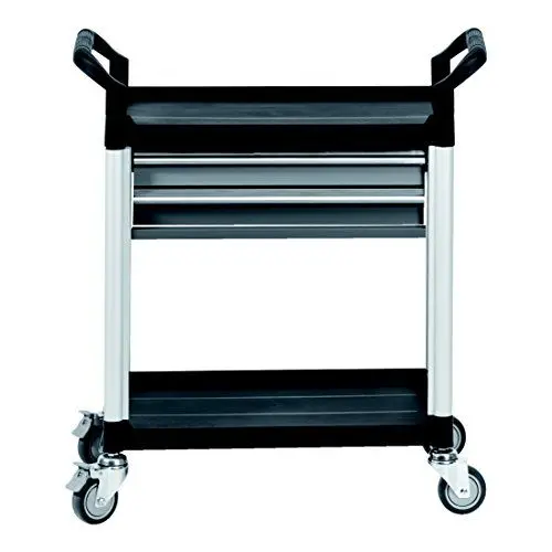 Produktbild: KS Tools 800.0030 Werkstatt-Servicewagen mit 2 Schubladen, Farbig