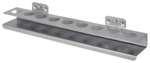 Produktbild: KS Tools 860.0873 Stecknusshalter, 9 Löcher, 390x30mm