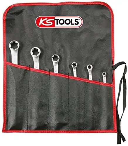 Produktbild: KS Tools 911.0370 CLASSIC TX-E-Doppel-Ringschlüssel-Satz, 6-tlg.