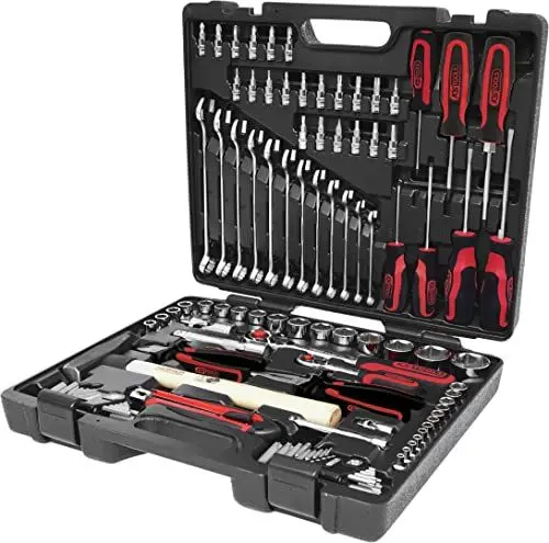 Produktbild: KS Tools 918.0797 1/4 - 1/2 CHROMEplus Universal-Werkzeug-Satz, 97-tlg. Hochglanz Verchromt