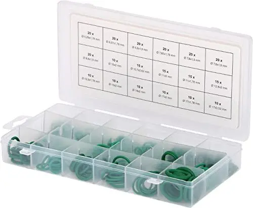 Produktbild: KS Tools 970.0340 Sortiment O-Ringe für Klima, HNBR, 270-tlg.