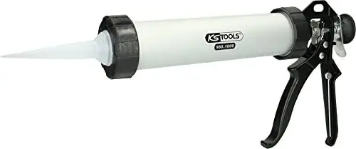 Produktbild: KS Tools 980.1000 Hand-Kartuschen-Pistole 310 ml, 340mm Schwarz Weiß