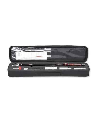 Produktbild: KS Tools Drehmomentschlüssel 1/2 Zoll ERGOTORQUEprecision 516.1905 I Satz 5-tlg. I 40-200 Nm I Mit Doppelskala in Nm und lbf•ft I Präzisions Schraubenschlüssel