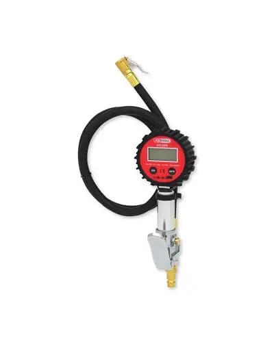 Produktbild: KS Tools 515.1970 Digitaler Druckluft-Reifenfüllmesser,0-14bar rot
