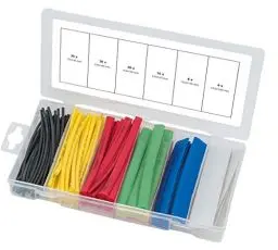 Produktbild: KS Tools Sortiment Schrumpfschläuche, farbig, 100-tlg.