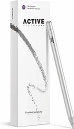 Produktbild: KSW KINGDO iPad Stift, Stylus Stift für All iPad/iPhone, Kapazitiver Wiederaufladbare Stift mit 1.4 mm Extrem Feiner Spitze für iPad/iPhone/iPad Pro/iPhone X/iPhone XS/iPhone 11 (Silber)