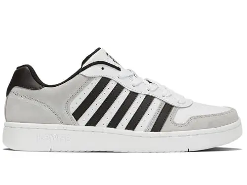 Produktbild: K-Swiss Court Palisades Herren Turnschuh , White Gray Black, 40 EU