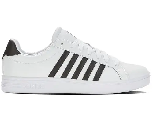 Produktbild: K-Swiss Herren Court TIEBREAK Sneaker, White/Black/White, 42.5 EU
