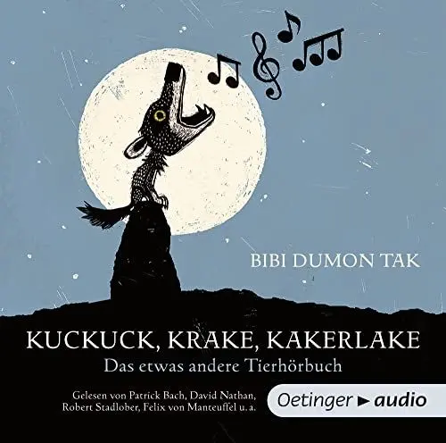 Produktbild: Kuckuck, Krake, Kakerlake: Das etwas andere Tierhörbuch. Ungekürzte Lesung, 1 CD, 79 Min. Laufzeit, für Kinder ab 8 Jahren