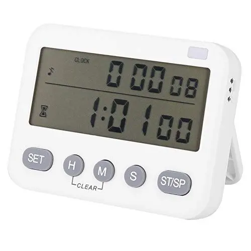 Produktbild: Küchen-Kochtimer, Stummschaltung, Vibrationsalarm, Erinnerung, Zeitmesser für Köche