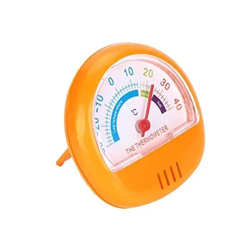 Produktbild: Küchen-Kühlschrank-Thermometer, Mechanisches Kühlschrank-Gefrierschrank-Thermometer, Großes Zifferblatt-Thermometer(Gelb)