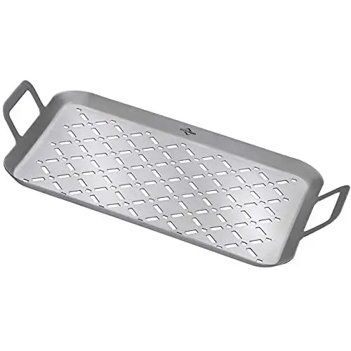 Produktbild: Küchenprofi BBQ Grillpfanne STYLE 34 x 23 x 6 cm, Grillschale, Grillblech, Edelstahl