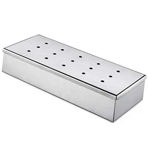 Produktbild: Küchenprofi BBQ Räucherbox 22,5 x 9 x 4 cm, Smokerbox, Edelstahl