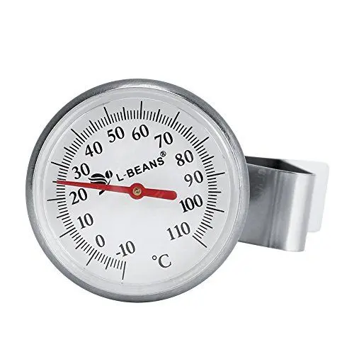 Produktbild: Küchenprofi Frittier-Thermometer, Frittierthermometer aus Edelstahl Küchenthermometer mit Clip praktischem Grillthermometer Fleischthermometer analog Lebensmittelthermometer